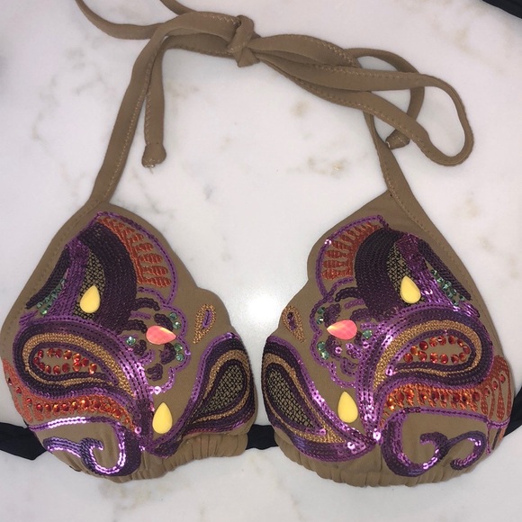 Chio Di Stefania Crystal Triangle Bikini - Picture 3 of 10